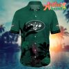 NFL New York Jets Hawaiian Shirt Tropical Tree Gift For Fans Football Lover