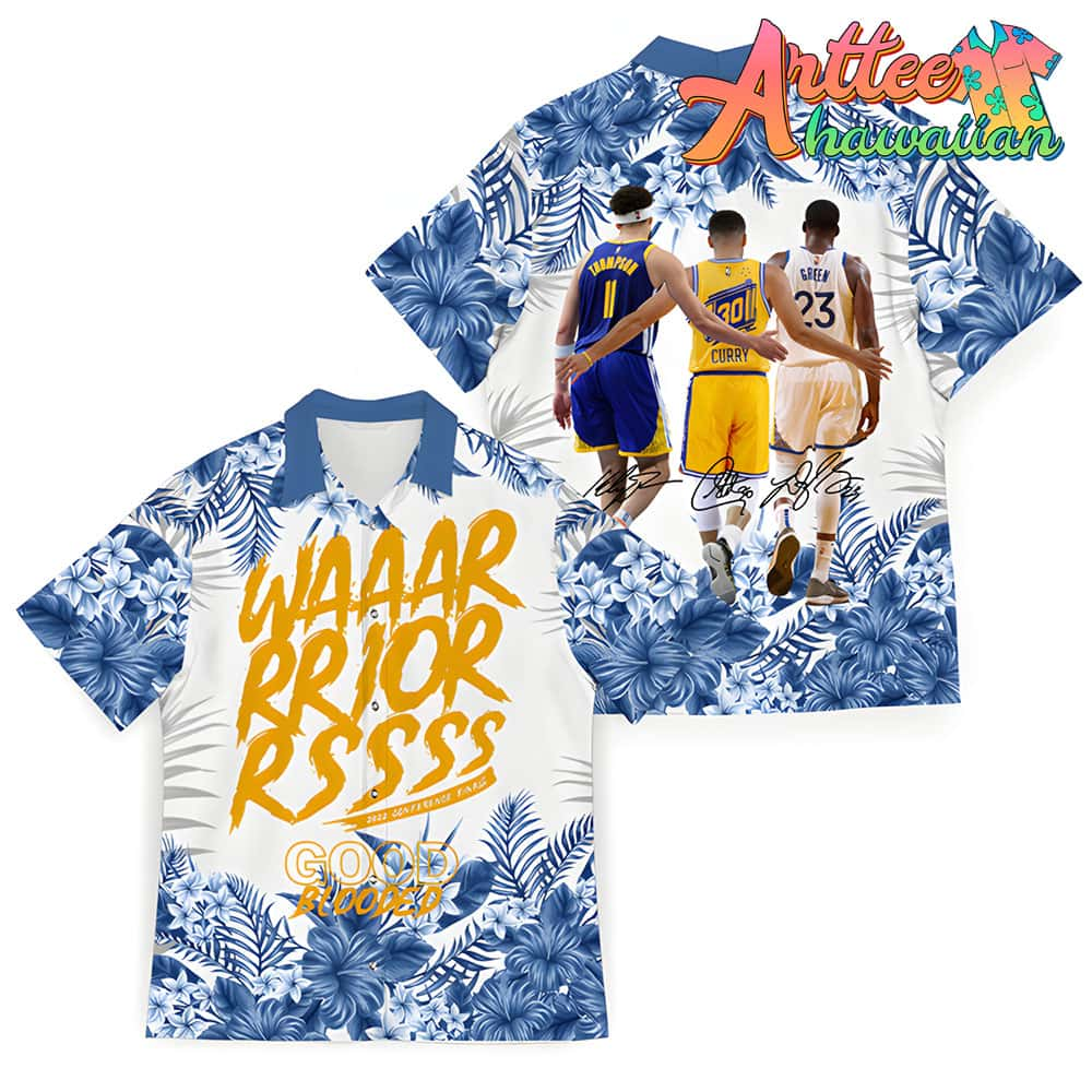 Nba Golden State Warriors Floral Hawaiian Shirt