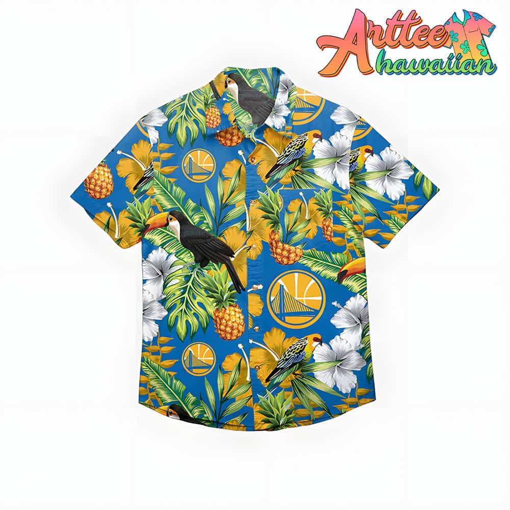 Nba Golden State Warriors Summer Hawaiian Shirt V1