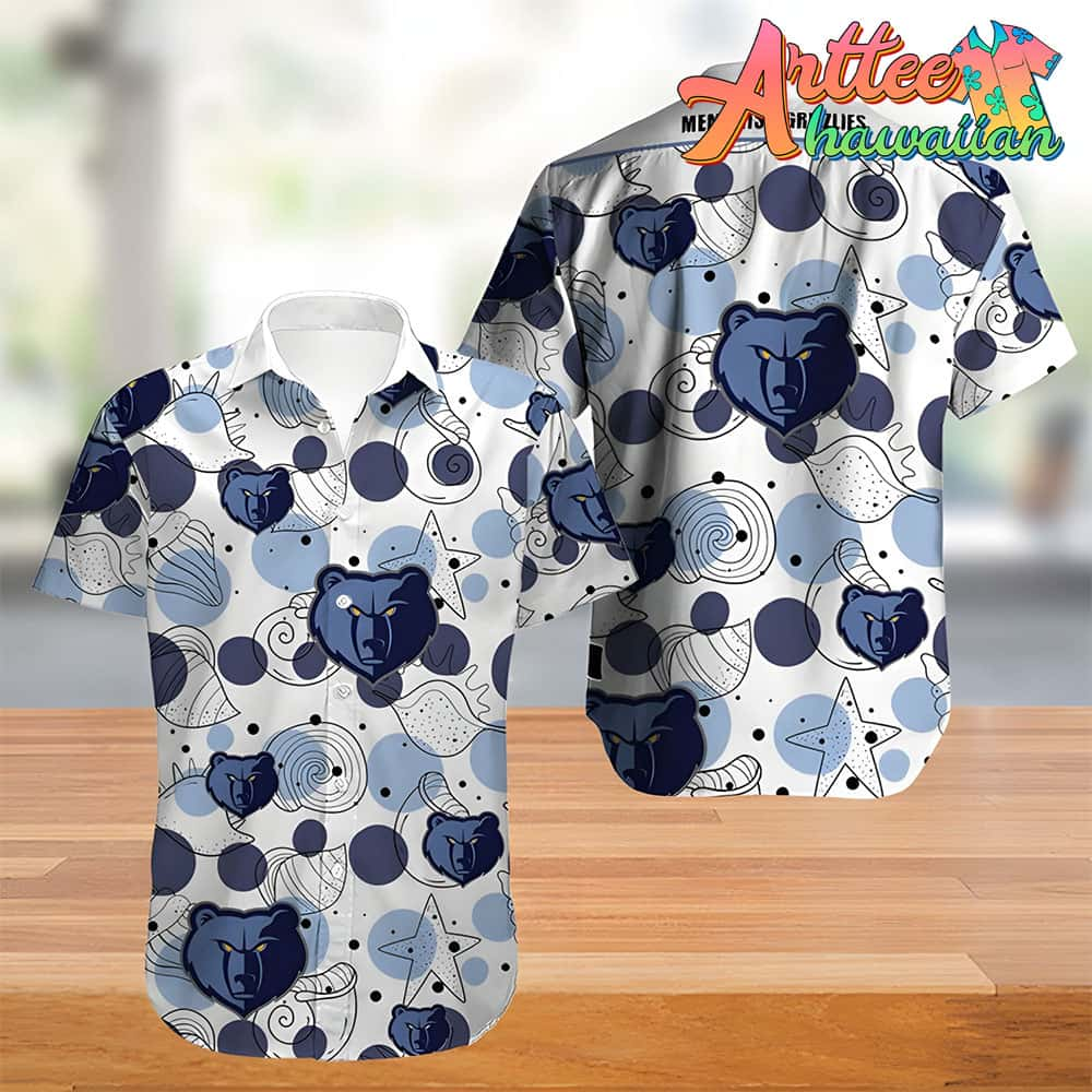 Nba Memphis Grizzlies Sea Animals Hawaiian Shirt