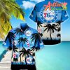 Nba Philadelphia 76ers Blue Palm Trees Hawaiian Shirt