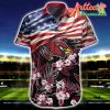 Nfl Arizona Cardinals America Flag Flower Hawaiian Shirt