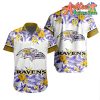 Nfl Baltimore Ravens Special Floral Hawaiian Shirt 1