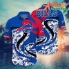 Nfl Buffalo Bills Blue Black Red Flower Tropical Hawaiian Shirt