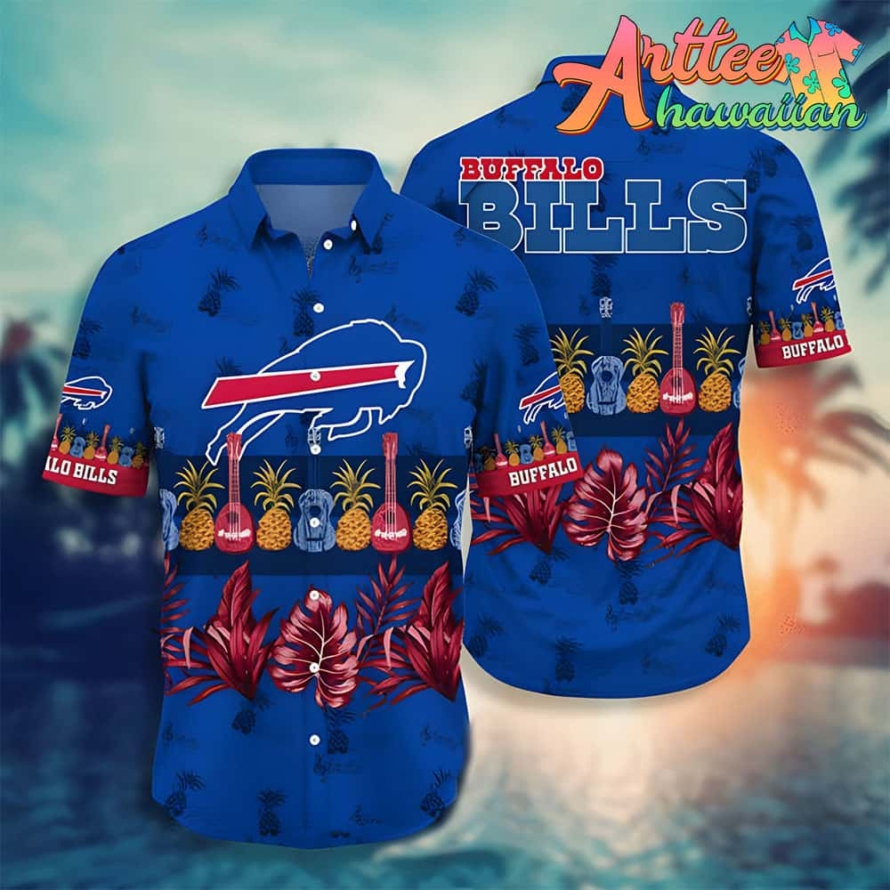 Nfl Buffalo Bills Blue Guitar Edition Hawaiian Shirt