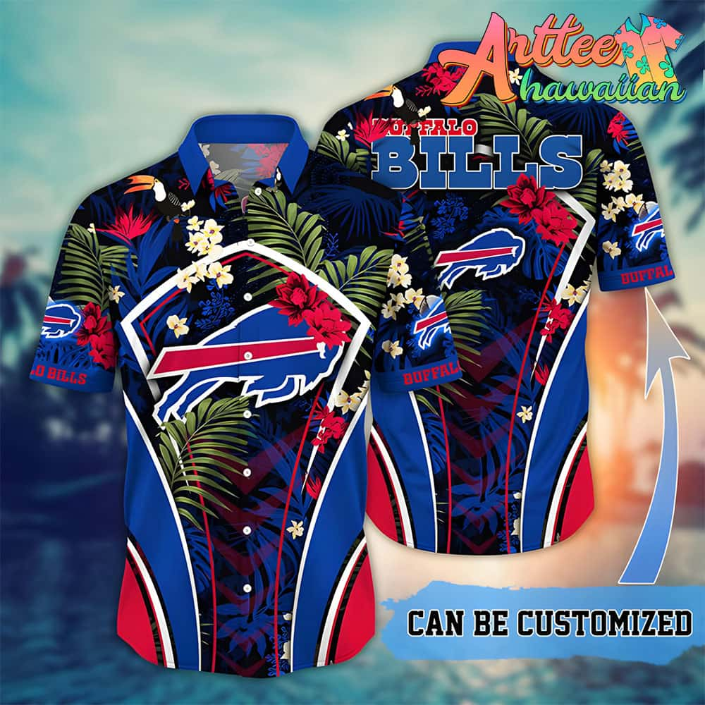 Nfl Buffalo Bills Custom Name Flower Summer Tropical Hawaiian Shirt