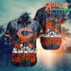 Nfl Chicago Bears Orange Flower In Rain Hawaiian Shirt