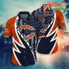 Nfl Chicago Bears Swing In Orange Dark Blue Stars Hawaiian Shirt