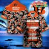 Nfl Cincinnati Bengals Orange Black Coconut Tree Hawaiian Shirt