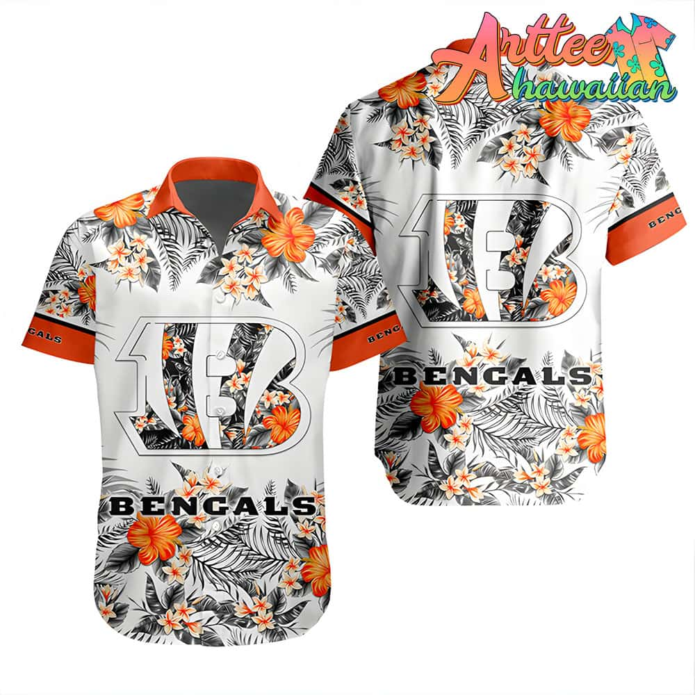 Nfl Cincinnati Bengals Special Floral Hawaiian Shirt