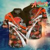 Nfl Cleveland Browns Orange Tropical Flowers Hawaiian Shirt