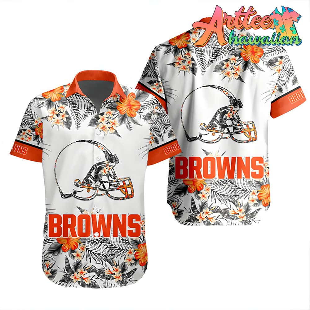 Nfl Cleveland Browns Special Floral Hawaiian Shirt