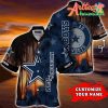 Nfl Dallas Cowboys Custom Name Star In Coconut Forest Hawaiian Shirt