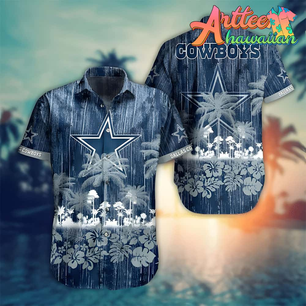 Nfl Dallas Cowboys Rain Edition Hawaiian Shirt