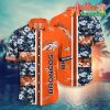 Nfl Denver Broncos Tropical Flowers Orange Hawaiian Shirt