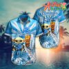 Nfl Detroit Lions Baby Yoda Blue Hawaiian Shirt