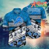 Nfl Detroit Lions Blue Silver Hawaiian Shirt