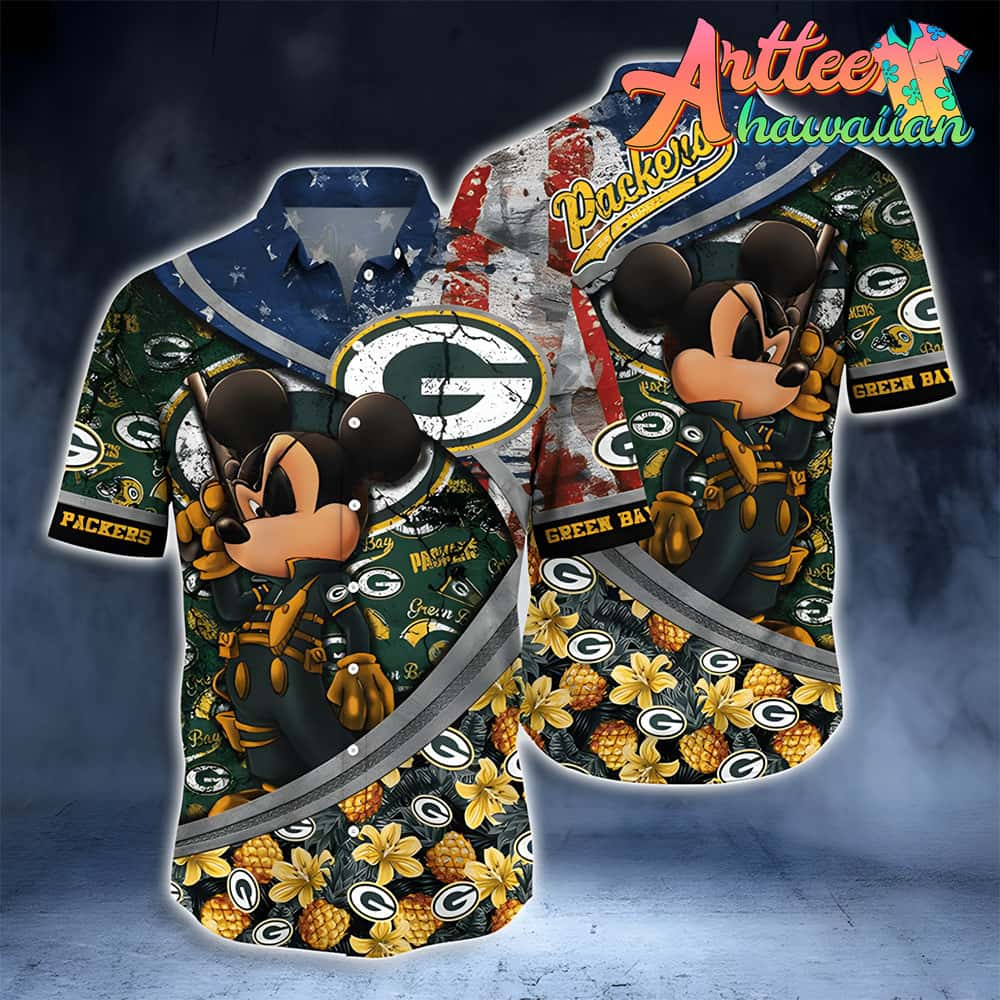 Nfl Green Bay Packers Mickey Hawaiian Shirt