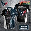 Nfl Houston Texans Custom Name Special Half Tone Mascot Hawaiian Shirt