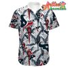 Nfl Houston Texans White Red Parrot Hawaiian Shirt