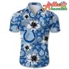 Nfl Indianapolis Colts Flower Blue Hawaiian Shirt