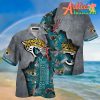 Nfl Jacksonville Jaguars Grey Teal Hawaiian Shirt