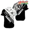 Nfl Las Vegas Raiders Black White Hawaiian Shirt