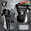 Nfl Las Vegas Raiders Custom Name Special Half Tone Mascot Hawaiian Shirt