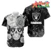 Nfl Las Vegas Raiders Skull Roses Hawaiian Shirt