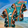 Nfl Miami Dolphins Aqua Black Hawaiian Shirt