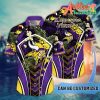 Nfl Minnesota Vikings Custom Name Flower Summer Tropical Hawaiian Shirt