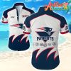 Nfl New England Patriots White Navy Blue Fashion Hawaiian Shirt