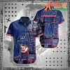 Nfl New York Giants Punisher Skull Navy Blue Hawaiian Shirt