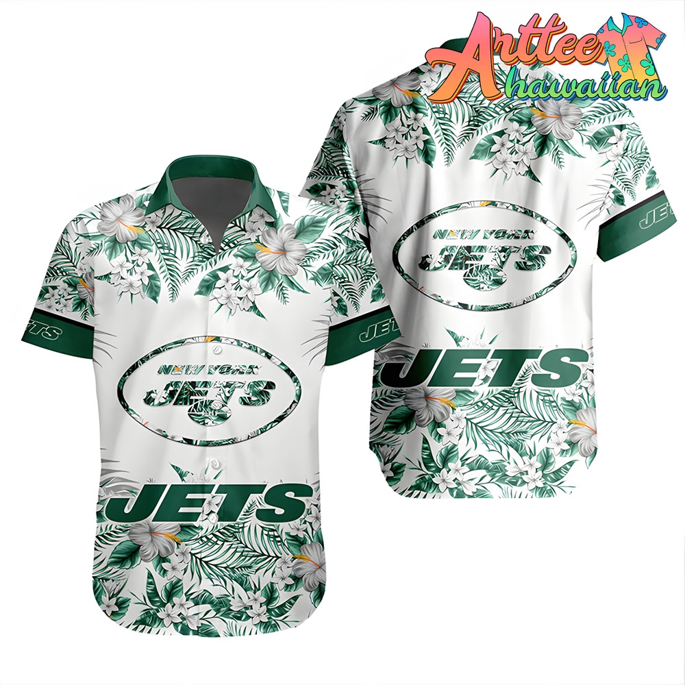 Nfl New York Jets Special Floral Hawaiian Shirt