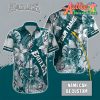 Nfl Philadelphia Eagles Custom Name Special Tropical Fruit Hawaiian Shirt