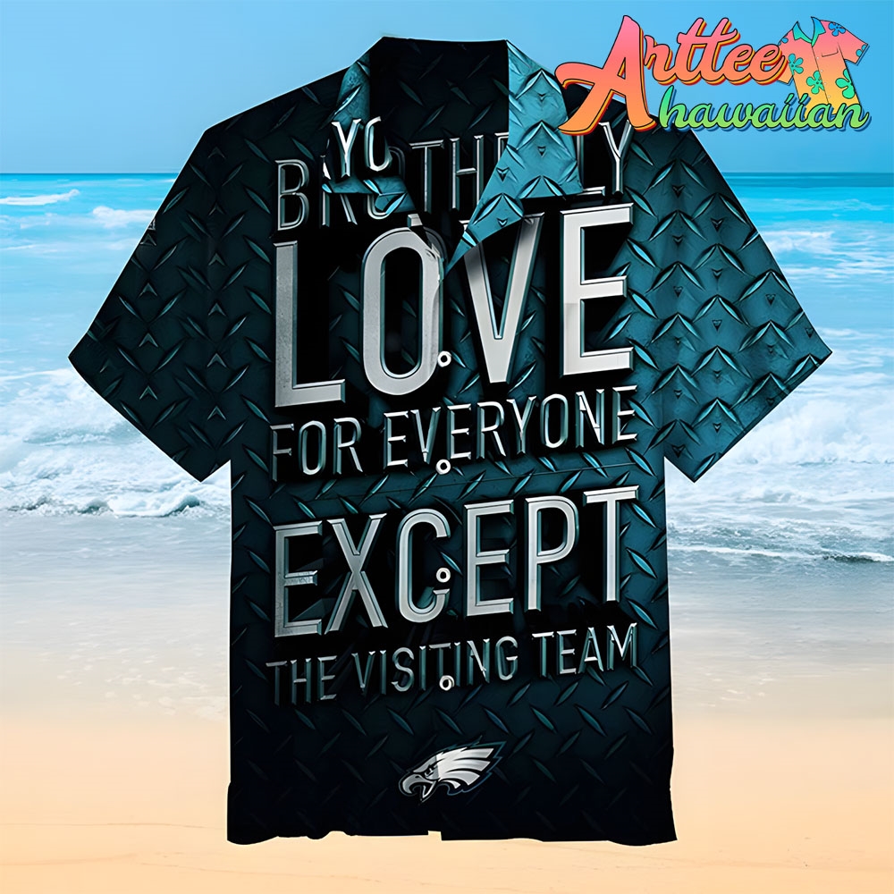 Nfl Philadelphia Eagles Love For Everyone Hawaiian Shirt