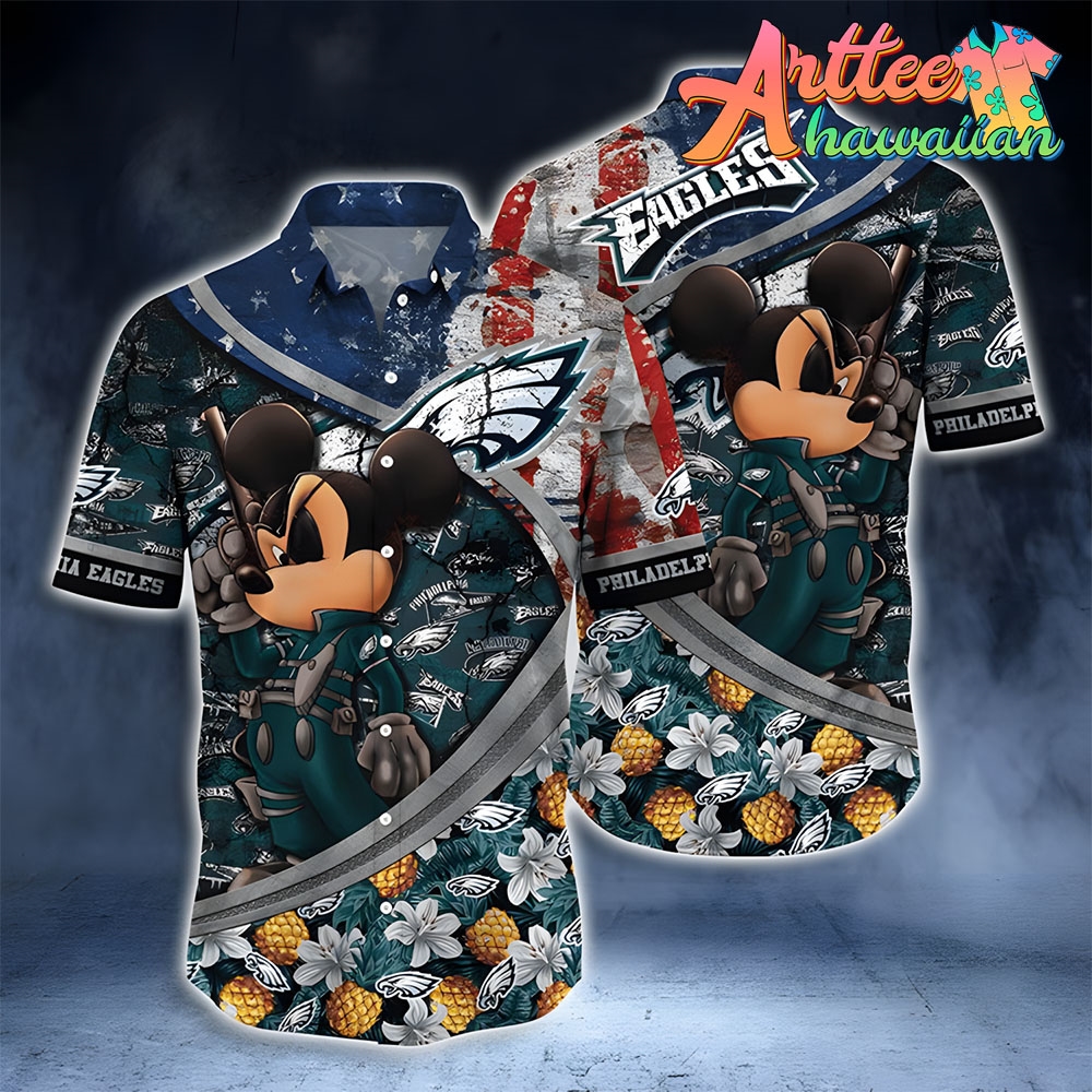 Nfl Philadelphia Eagles Mickey Hawaiian Shirt