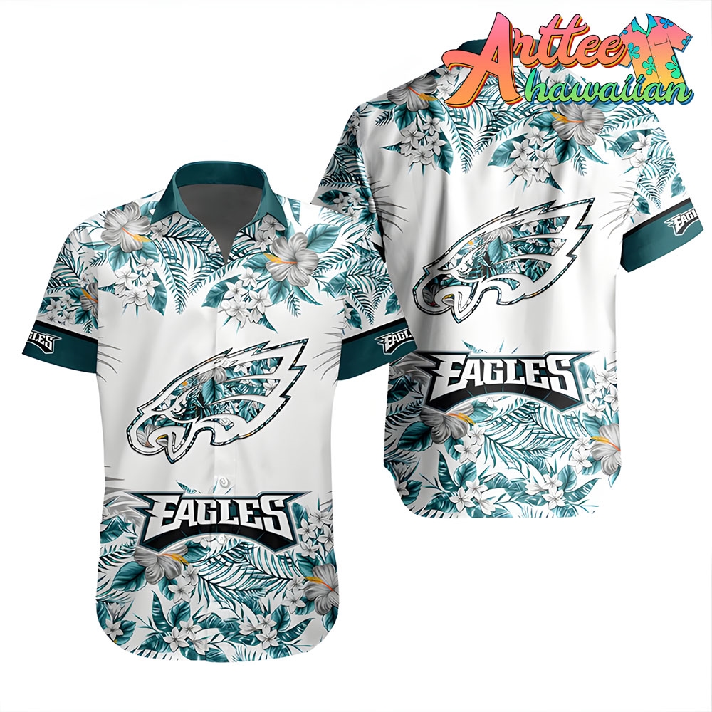 Nfl Philadelphia Eagles Special Floral Hawaiian Shirt