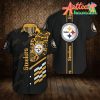 Nfl Pittsburgh Steelers Black Golden Hawaiian Shirt