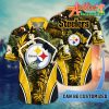 Nfl Pittsburgh Steelers Custom Name Flower Summer Tropical Hawaiian Shirt