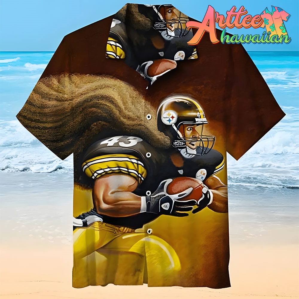 Nfl Pittsburgh Steelers Dark Yellow Version Hawaiian Shirt