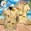 Nfl Pittsburgh Steelers Tropical Leafs Hawaiian Shirt