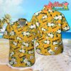 Nfl Pittsburgh Steelers White Big Flower In Golder Background Hawaiian Shirt