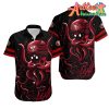 Nfl San Francisco 49ers Red Octopus Ghost Hawaiian Shirt