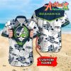 Nfl Seattle Seahawks Custom Name Skull White Hawaiian Shirt