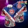 Nfl Tampa Bay Buccaneers Helmet Blue Red Hawaiian Shirt