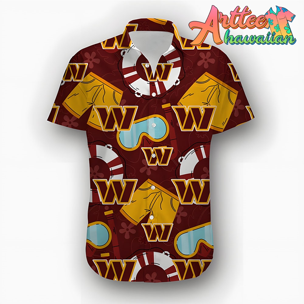 Nfl Washington Commanders Cool Summer Hawaiian Shirt