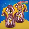 Nfl Washington Redskins Brown Golden Hawaiian Shirt