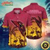 Logo Team NFL Arizona Cardinals Flamingo And Palm Tree Hawaiian Shirt Style Summer Sport Hawaiian Shirt