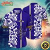 Logo Team NFL Baltimore Ravens Flower Floral Hawaiian Shirt Style Summer Sport Hawaiian Shirt